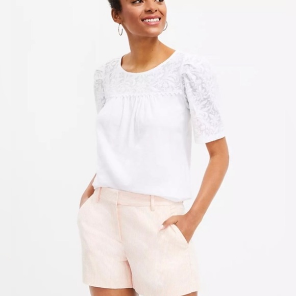 LOFT Pants - Loft Riviera Shorts-Peach